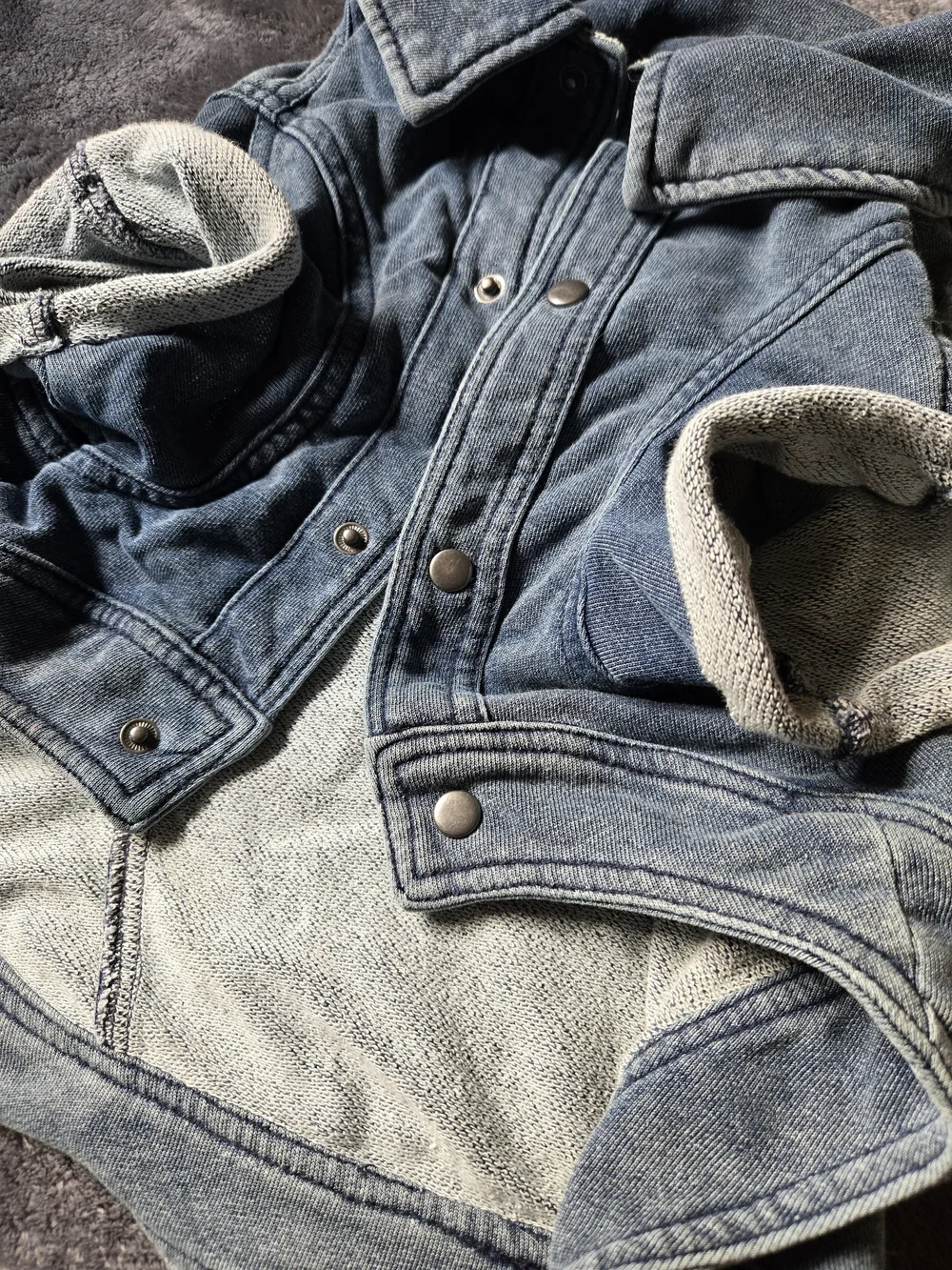 Large Denim Dog Jacket